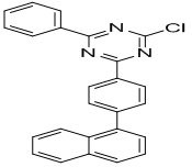 2-क्लोरो-4-4- (1-नेफ्थलेनाइल) फिनाइल-6-फिनाइल-1,3,5-ट्रायजीन कैस: 2229752-36-5